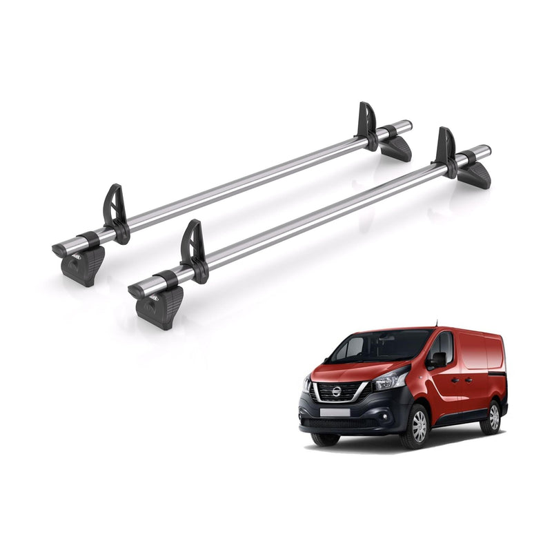Nissan NV300 Roof Rack Fits 2016+ Models 2x Roof Bars Rhino Kammbar Fleet