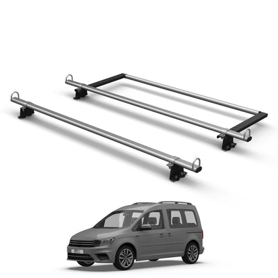 4 Bar Roof Rack & Roller For Volkswagen Caddy 2010-2020