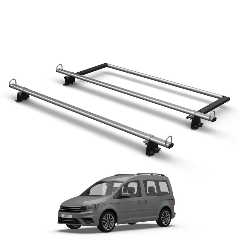4 Bar Roof Rack & Roller For Volkswagen Caddy 2010-2020