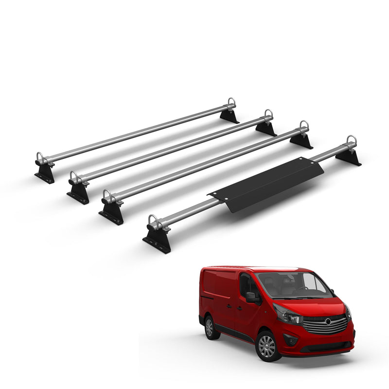 Renault Trafic (2014-) - 4 Roof Bars