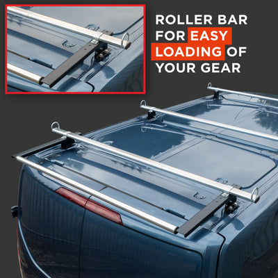 Nissan Primastar (2022-) - 2 Roof Bars & Roller