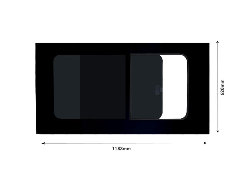 Ford Transit 2000-2014 Swb - Lh Side Fixed + Right Hand Side Open Tint Fitting Kit