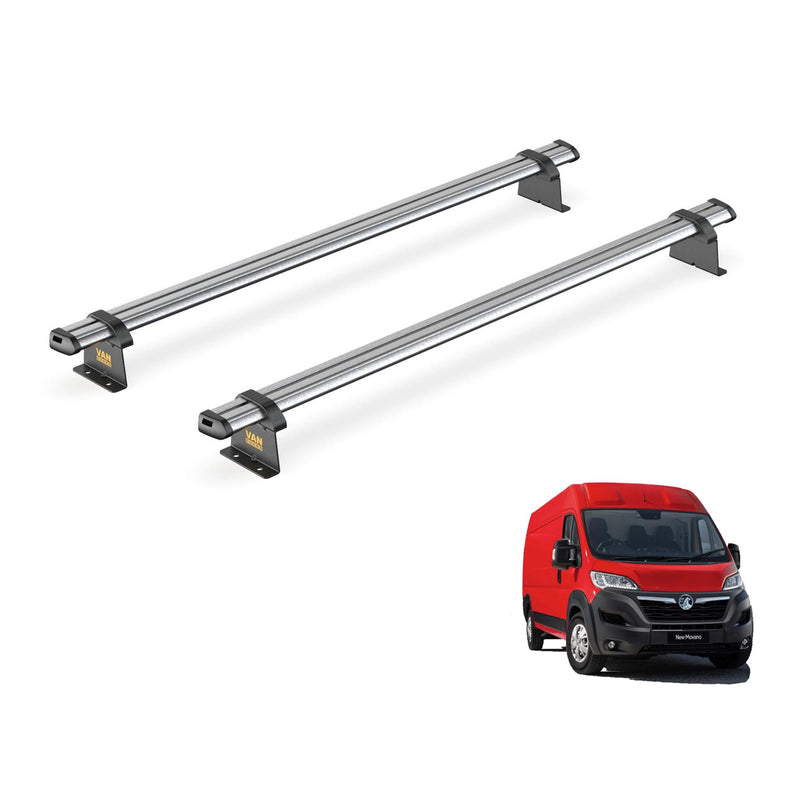 Vauxhall Movano (2010-2021) - 2 Van Guard Ultibar Trade Roof Bars