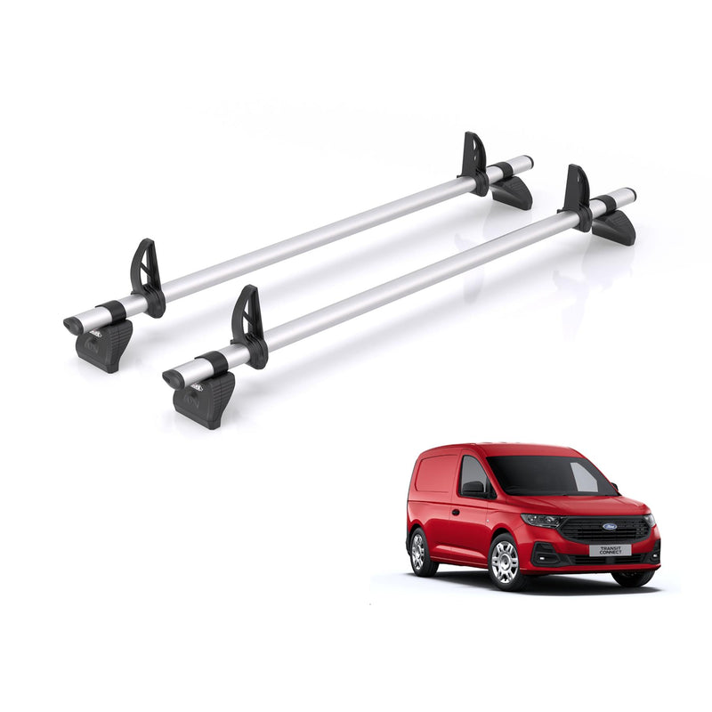 Ford Transit (2024-) Connect - 2 Rhino Kammbar Pro Roof Bars (Aluminium)