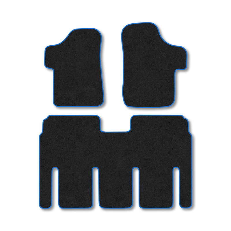 Mercedes Vito (2003-2014) [W639] [Dualiner] Carpet Floor Mat Blue Trim