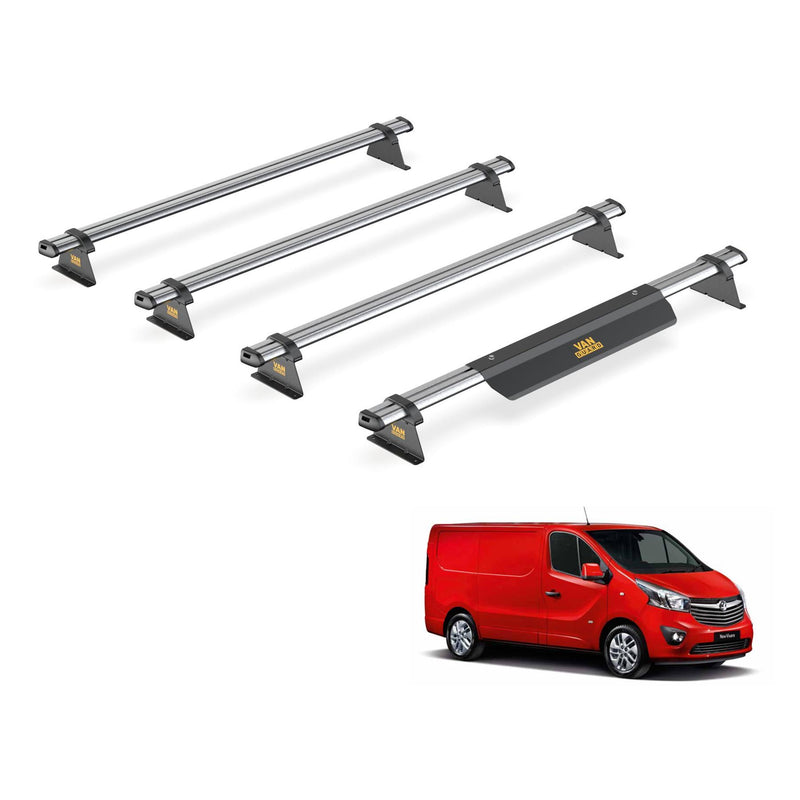 Vauxhall Vivaro (2014-2019) - 4 Van Guard Ultibar Trade Roof Bars