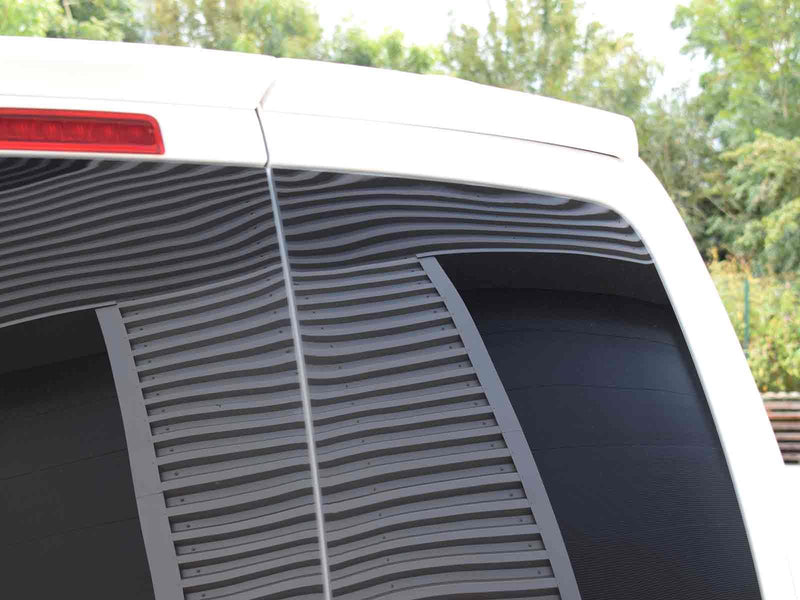 VW Caddy (2015-) Rear Barn Door Window Privacy Camper Glass with Fitting Kit