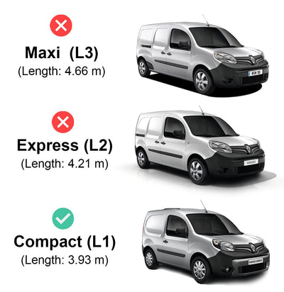 Renault Kangoo (2008-2021) - Rhino Kammrack Roof Rack