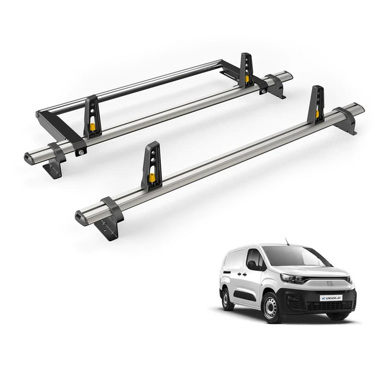 Fiat Doblo Roof Rack for 2022+ [Long (L2)] 2 Bars & Roller - Van Guard Plus