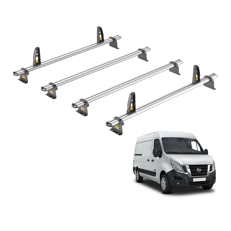 Nissan NV400 (2010-2021) - 4 Van Guard Ultibar Plus Roof Bars
