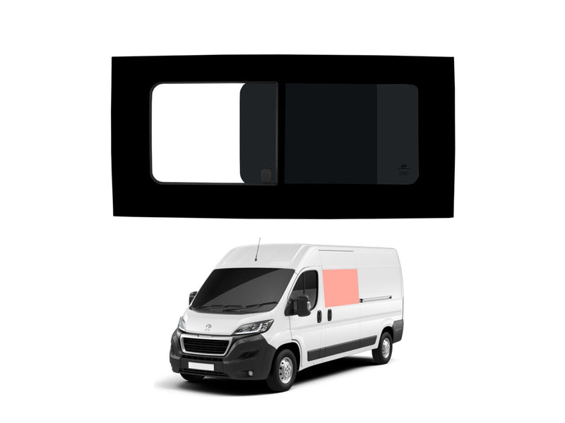 Peugeot Boxer (2006-) Passenger Side Opening Window Privacy Camper Glass