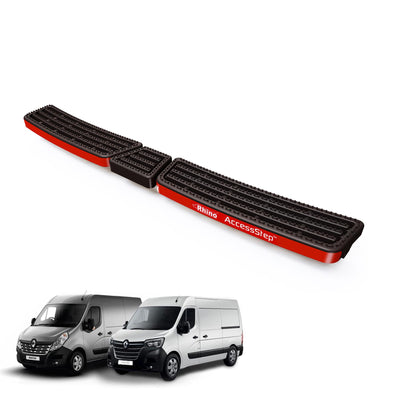 Renault Master (2010-2024) Black Triple AccessStep - No Reverse Sensors