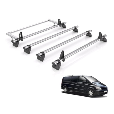 Mercedes Vito (2003-2014) - Rhino Kammbar Fleet Roof Bars and Rear Roller