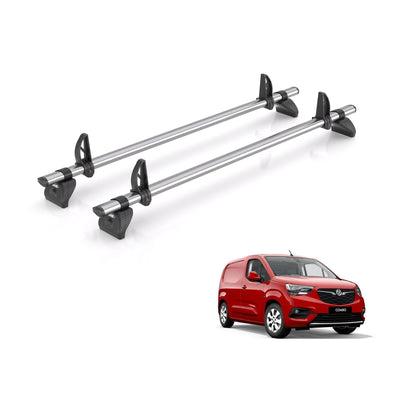 Vauxhall Combo (2018 onwards) - Rhino Kammbar Fleet Roof Bars