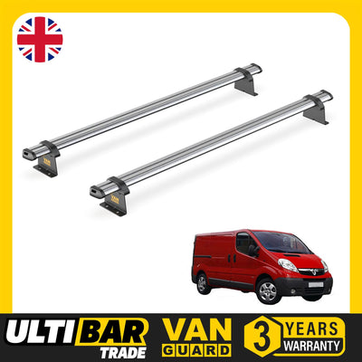 Vauxhall Vivaro (2001-2014) - 2 Van Guard Ultibar Trade Roof Bars