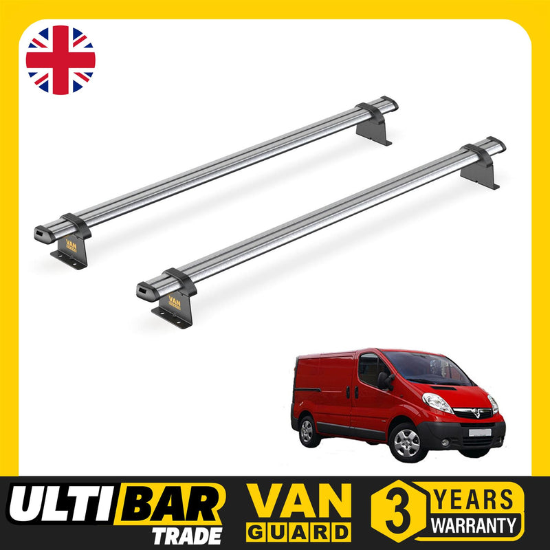 Vauxhall Vivaro (2001-2014) - 2 Van Guard Ultibar Trade Roof Bars
