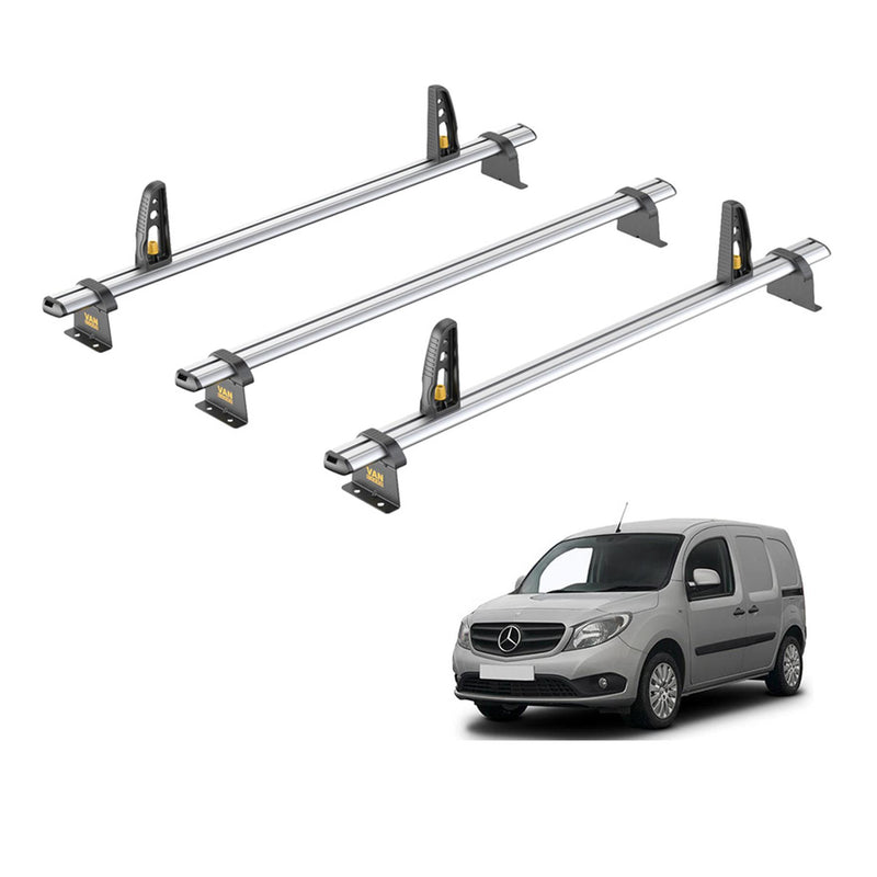Mercedes Citan (2012-2021) - 3 Van Guard Ultibar Plus Roof Bars