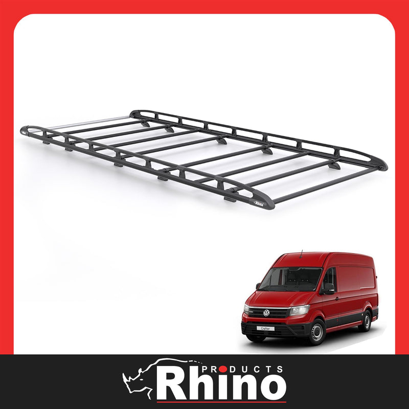 VW Crafter (2017-) - Rhino KammRack Black Roof Rack