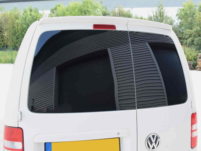 VW Caddy (2004-2015) Rear Barn Door Window Privacy Camper Glass with Fitting Kit