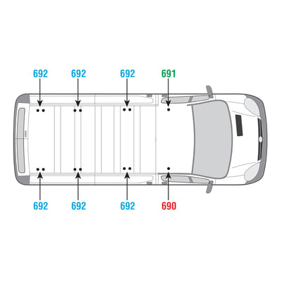 Nissan Primastar (2001-2014) - Van Guard Ulti Roof Rack