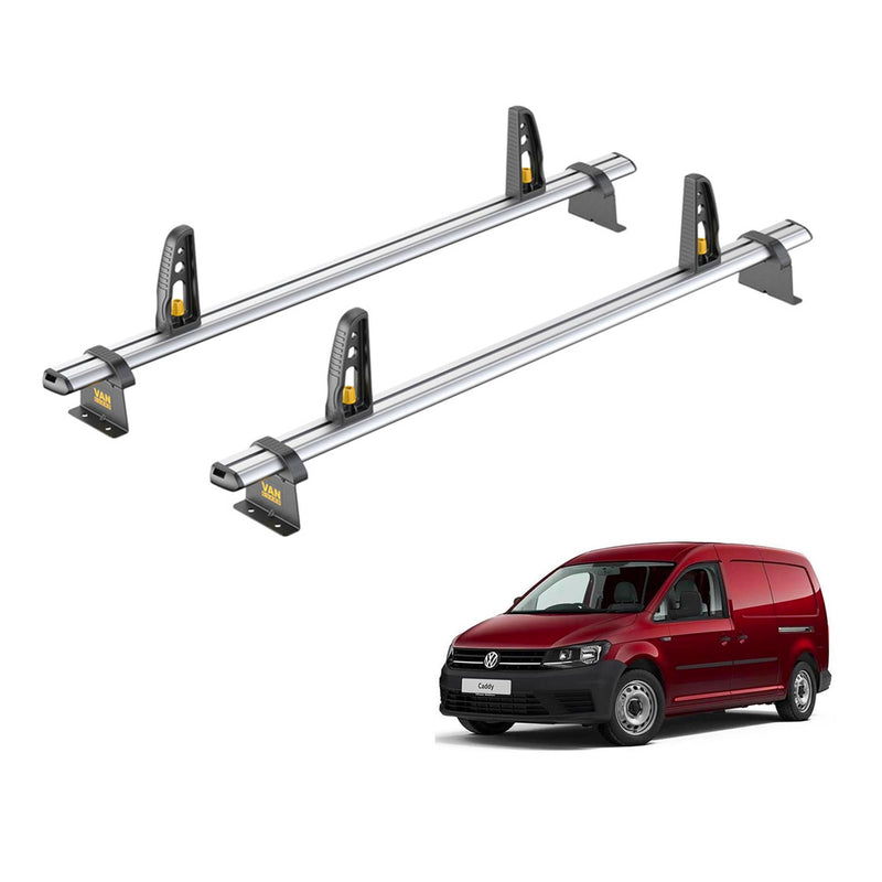 VW Caddy (2010-2015) - 2 Van Guard Ultibar Plus Roof Bars