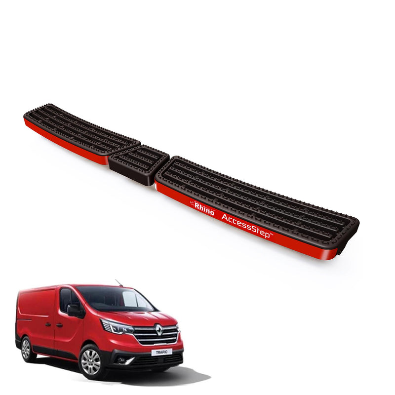 Renault Trafic (2014-) Black Triple AccessStep - No Reverse Sensors