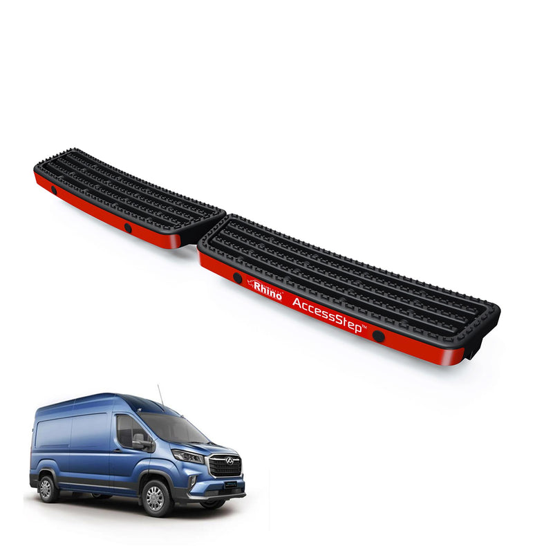 Maxus Deliver (2020-) 9 Black Twin AccessStep - With Reverse Sensors