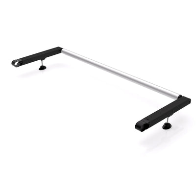 Citroen Berlingo (2018-) - 2 Rhino Kammbar Black Roof Bars + Roller (Aluminium)