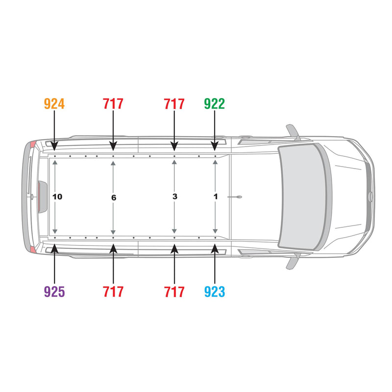 MAN TGE (2017-) - Van Guard Ulti Roof Rack