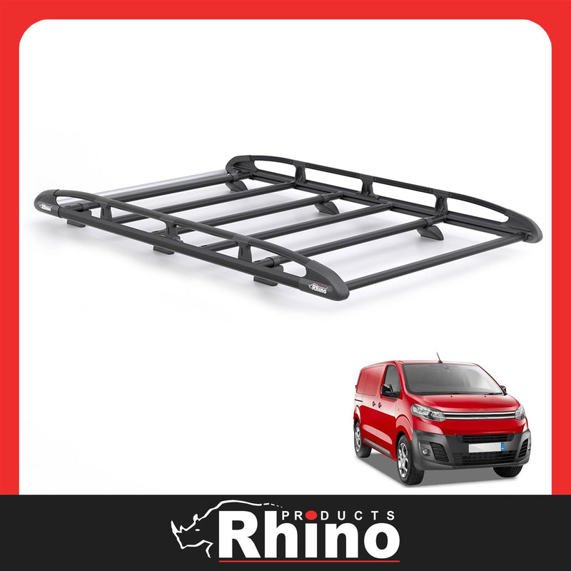 Peugeot Expert (2016-) - Rhino KammRack Black Roof Rack