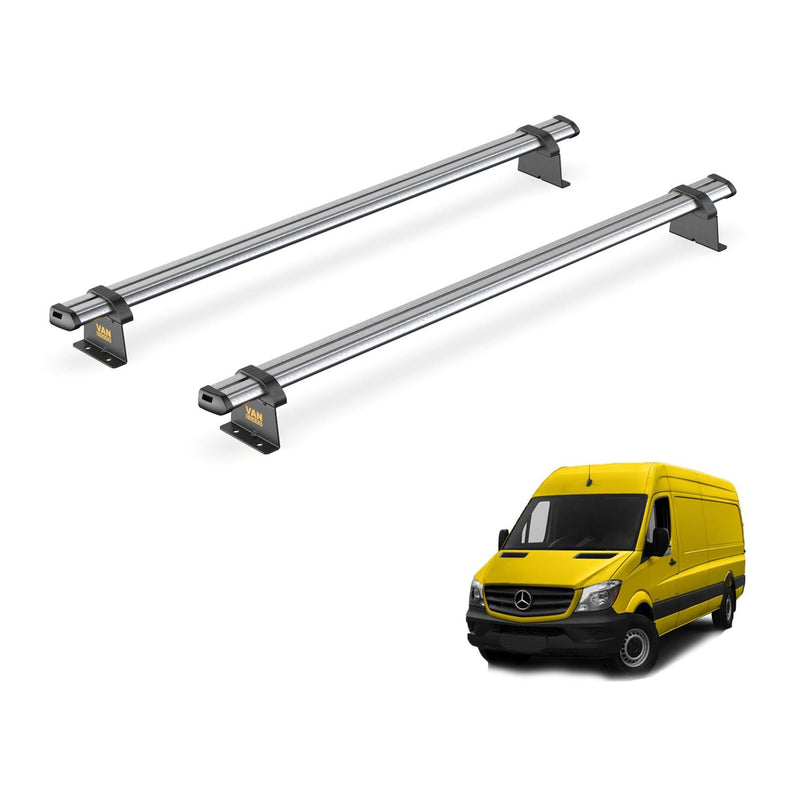 Mercedes Sprinter - 2 Van Guard Ultibar Trade Roof Bars