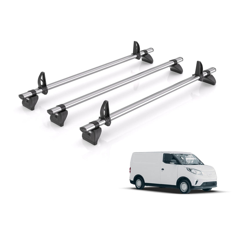 Maxus e-Deliver 3 (2021 onwards) - Rhino Kammbar Fleet Roof Bars