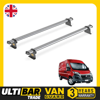 Fiat Ducato (2006-) - 2 Van Guard Ultibar Trade Roof Bars