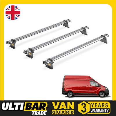 Van Guard Ulti Bar Trade 3 Bars Roof Rack For The Nissan Primastar 2022+