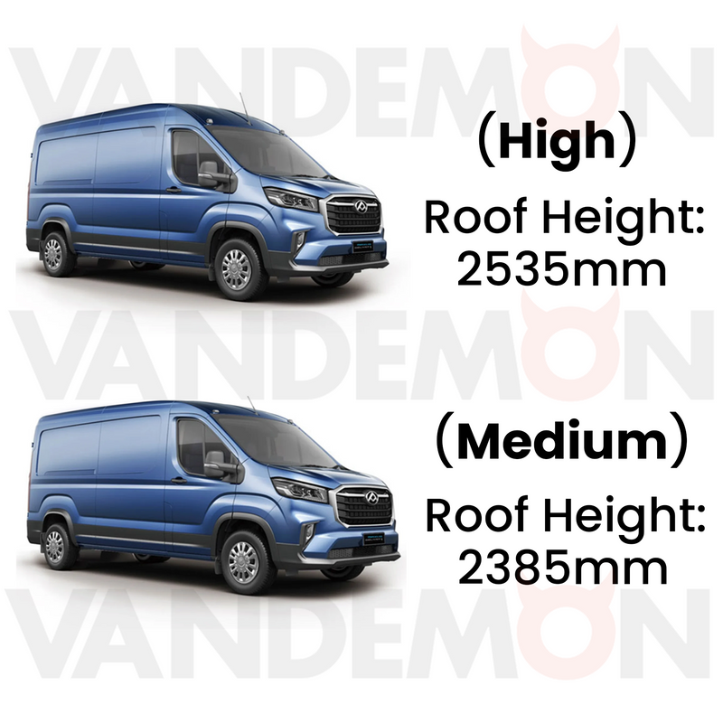 Maxus Deliver 9 (2020 onwards) - Rhino KammEdge Roof Rack