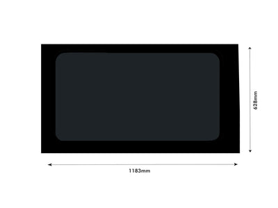 Ford Transit 2000-2014 Swb - Lh Side Fixed + Right Hand Side Open Tint Fitting Kit