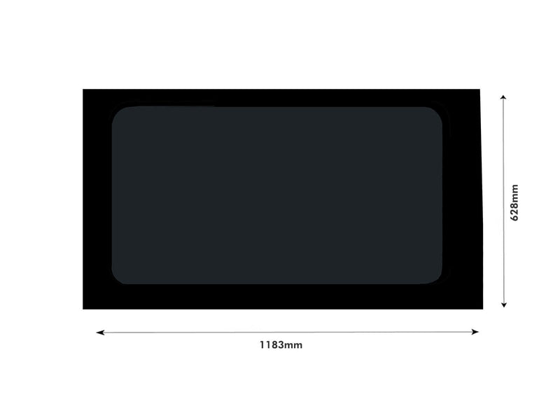 Ford Transit 2000-2014 Swb - Lh Side Fixed + Right Hand Side Open Tint Fitting Kit