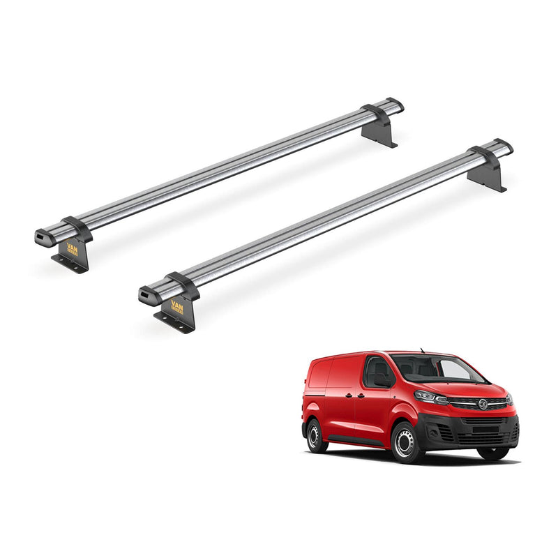 Vauxhall Vivaro (2019-) - 2 Van Guard Ultibar Trade Roof Bars