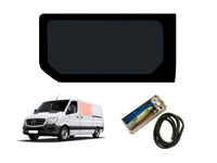 Mercedes Sprinter (2006-) Passenger Side Fixed Window Privacy Camper Glass with Fitting Kit