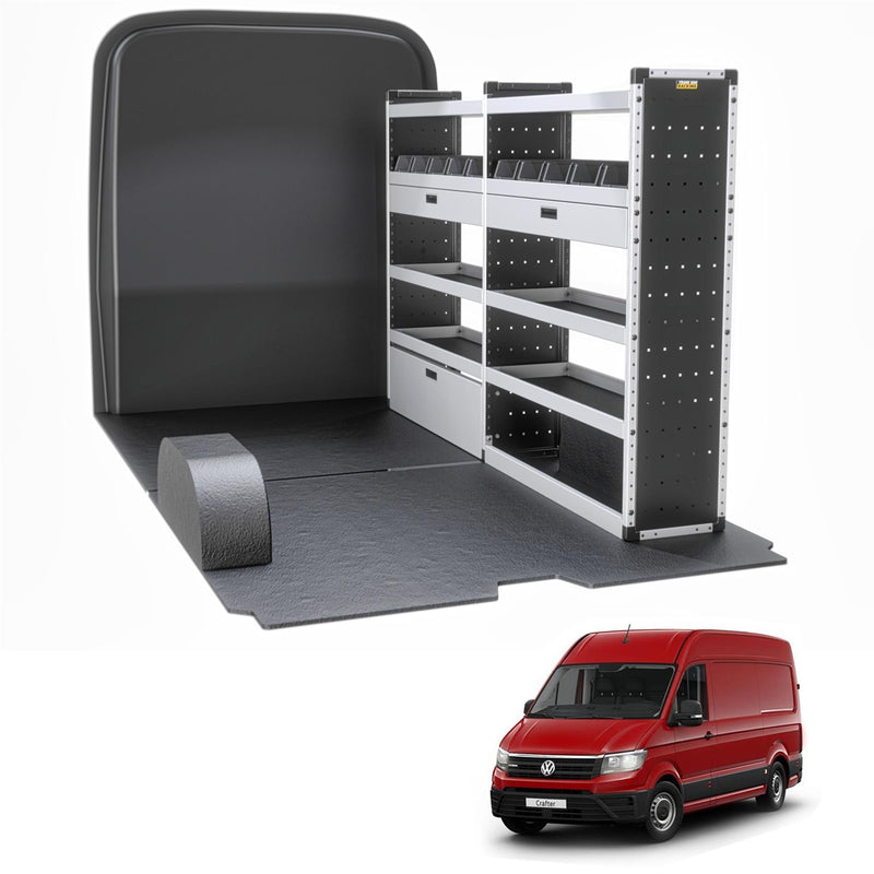 VW Crafter Van Guard Racking - Driver Side [Gold Pack]