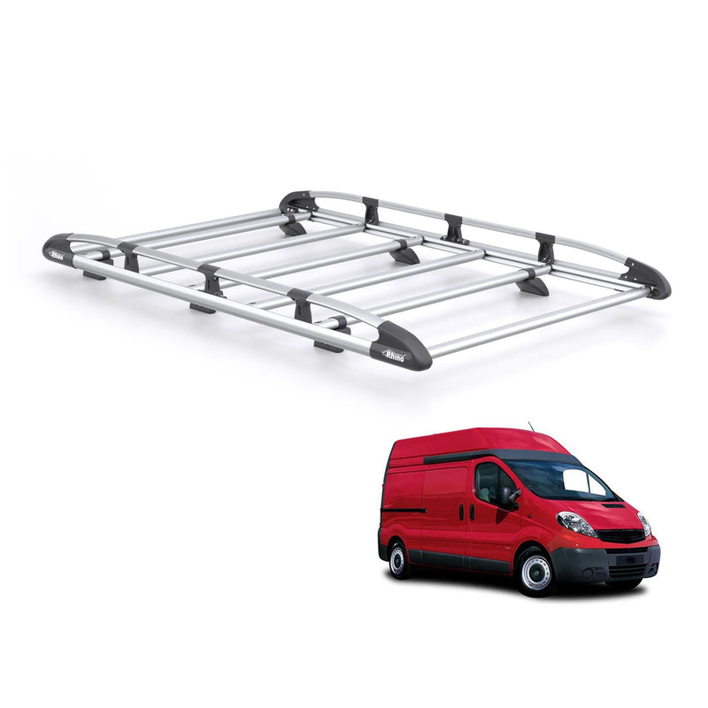 Renault Trafic (2001-2014) - Rhino KammRack Black Roof Rack