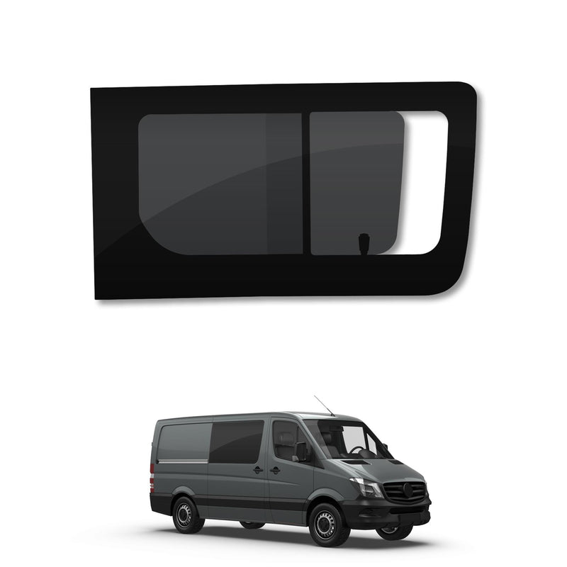 Mercedes Sprinter (2006-) Driver Side Opening Window Privacy Camper Glass