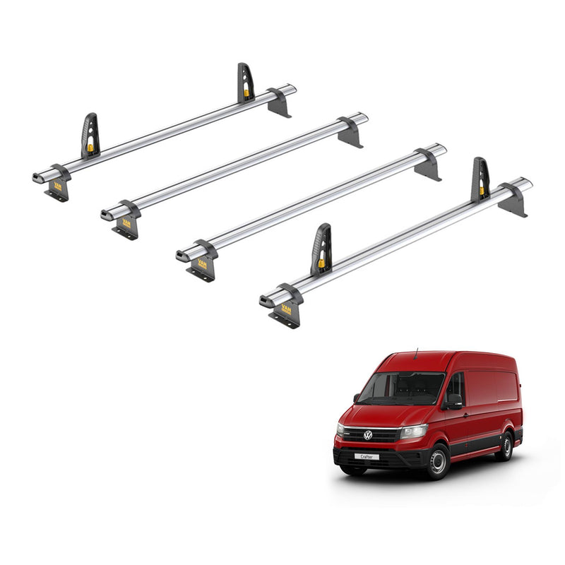 Maxus Deliver 9 Roof Rack for 2017+ [H2/H3] x4 Roof Bars Van Guard UltiBar+