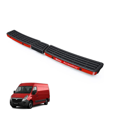 Vauxhall Movano (2010-2021) Black Triple AccessStep - With Reverse Sensors