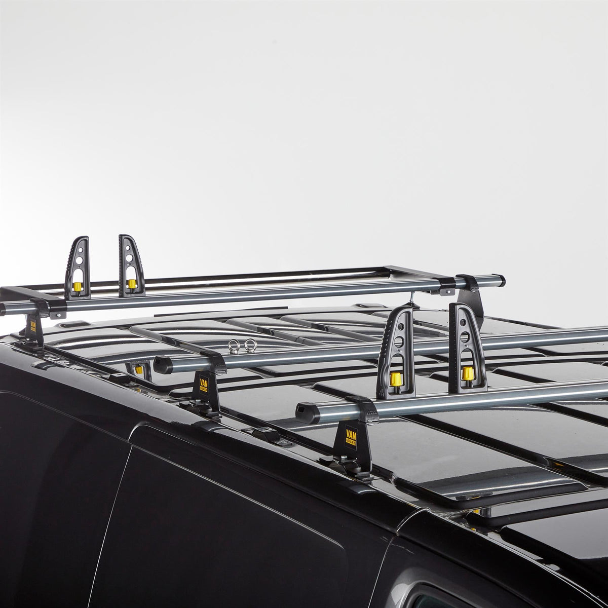 VW ID Buzz Roof Rack for [Tailgate, SWB] 2x Bars, Roller, Loadstops