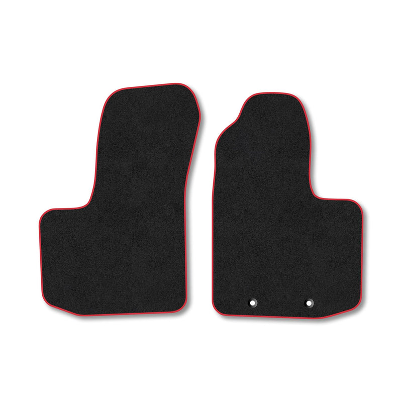Fiat Doblo (2001-2010) Carpet Floor Mat Red Trim