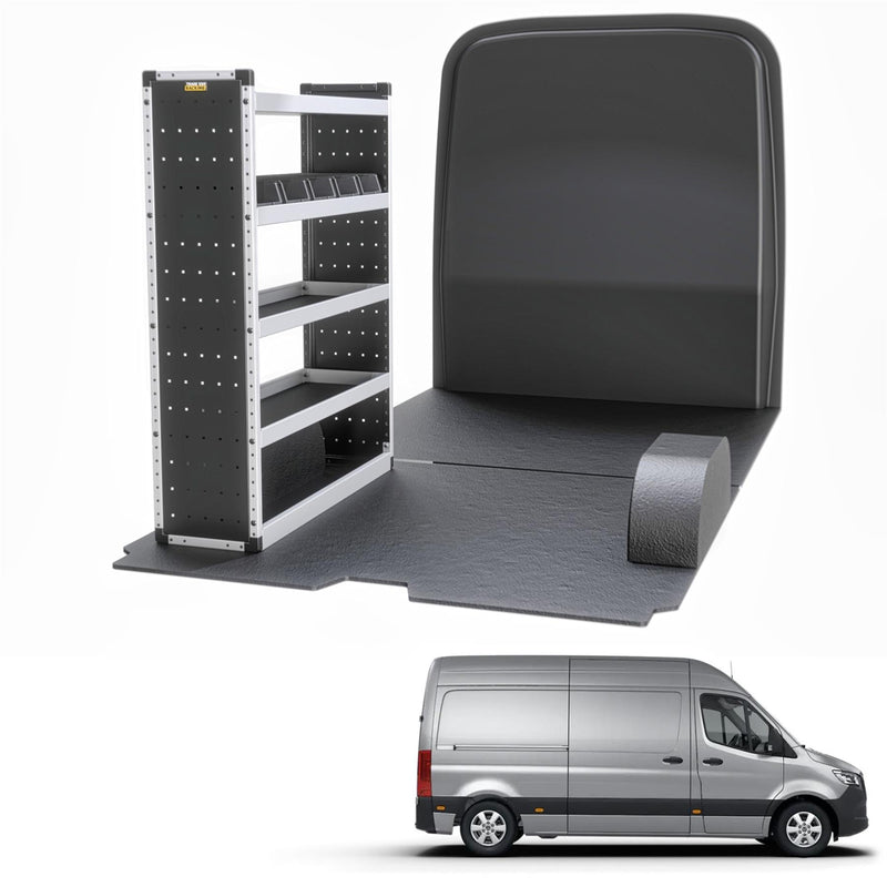 Mercedes Sprinter Van Guard Racking - Passenger Side [Silver Pack]