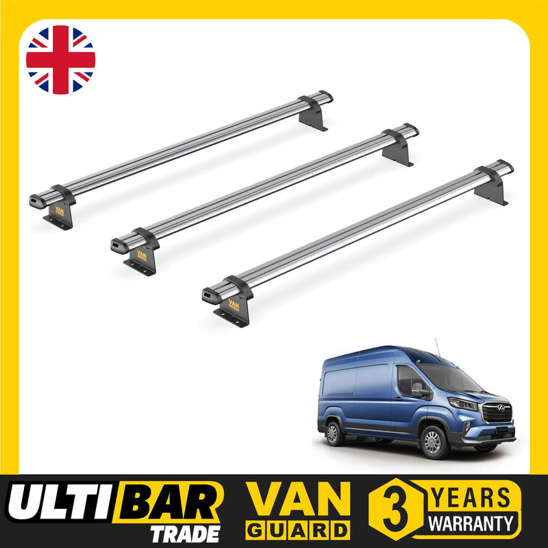 Van Guard Ulti Bar Trade 3 Bars Roof Rack For The Maxus Deliver 9 2020+