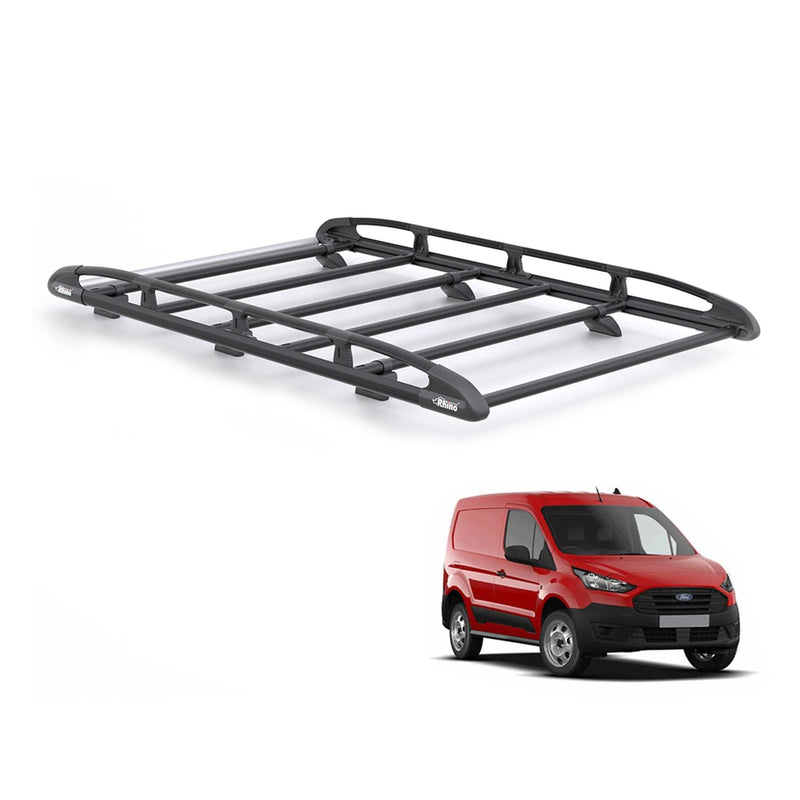 Ford Transit Connect (2013-2023) - Rhino KammRack Black Roof Rack
