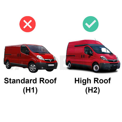 Vauxhall Vivaro Roof Rack (2001-14 High Roof) 2 Bars Bundle Van Guard Ulti Trade